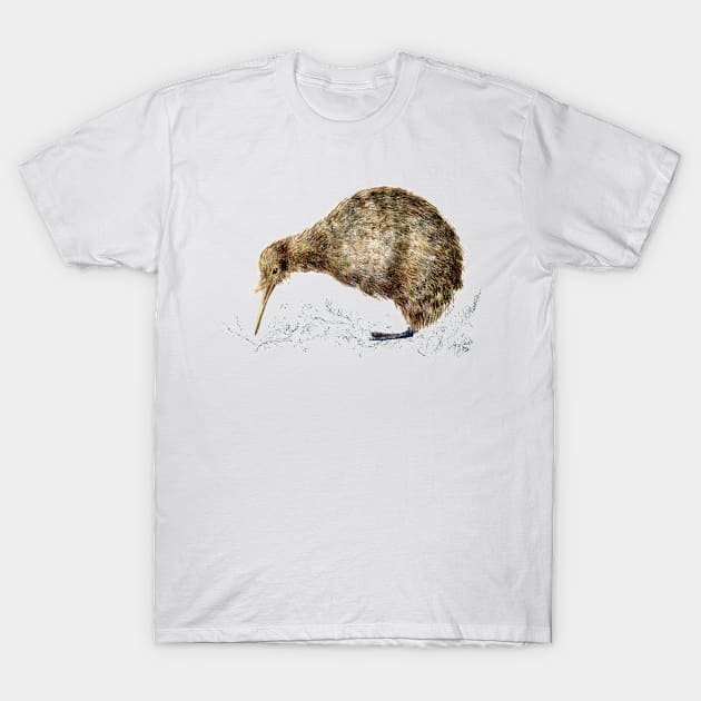 Kiwi Bird T-Shirt by EmilieGeant